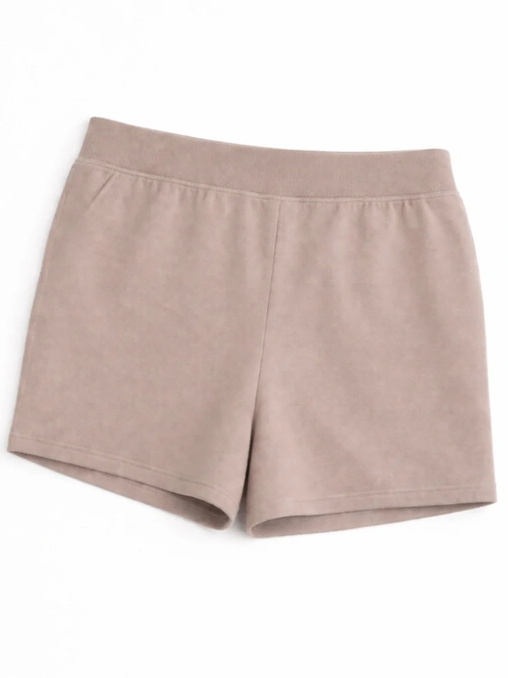 Victoria's Secret Taupe Lace-Up High-Waist Shorts - Picture 4 of 5